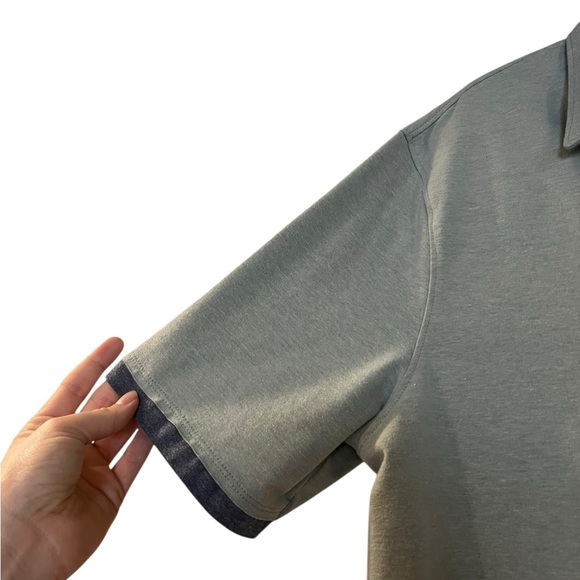 7 Diamonds Men's Green Polo Shirt Size Large - Picture 6 of 10
